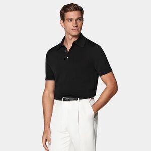 SuitSupply Californian Cotton & Mulberry Silk Polo - Like New!!!